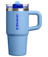 STANLEY Quencher front view in Blue Sky showing compact insulated design and handle