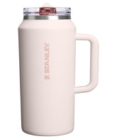 STANLEY Quencher front view in Rose Quartz showing durable finish and large capacity