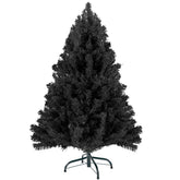 stargo black tree front view shows full-bodied modern holiday focal point