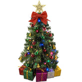stargo front view of 23 inch tabletop tree showing complete set and quick setup benefit