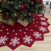Starry Dynamo showing burgundy side with snowflakes, adds warm holiday contrast
