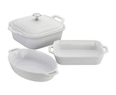 STAUB front packaging showing the complete four-piece set and brand quality