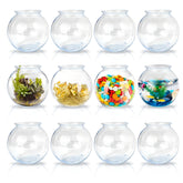 Sterline front view of clear 16 oz mini fish bowl showing shape and clarity benefit
