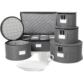 storageLAB front packaging in gray woven linen showing neat storage benefits