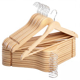 StorageWorks front view of 20-pack hangers showing clean finish and uniform look