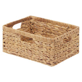 StorageWorks front view showing natural wicker and roomy interior for neat storage