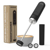Subminimal NanoFoamer V2 front view showing compact design and controls, easy portability