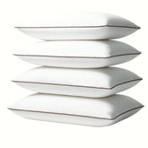 Subrcamos front view of queen pillow set showing neat packaging and luxury look