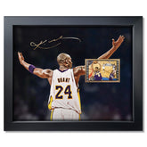 sufenvera framed front view showing Kobe collage and elegant frame, perfect for display