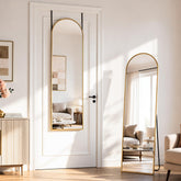 Suidia arched front view showing full-length reflection and elegant design