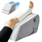 Sungleg front view of wedge showing adjustable heights and compact profile