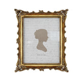 Sunlit frame front view showing bronze-gold finish and elegant display benefit