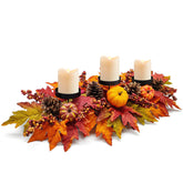 SUNNYPARK full centerpiece front view showing harvest decor and warm atmosphere
