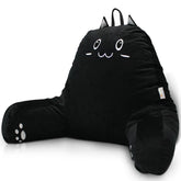 SUNSIDE cat pillow front view showing shape and support