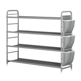 SUOERNUO front view assembled showing neat shoe storage and space saving