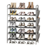 SUOERNUO front view of shoe rack showing compact storage benefit