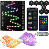 Super RGB front packaging and full 66ft strand showing versatility and coverage