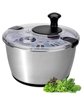 SveBake front view of stainless steel spinner showing premium finish and durability