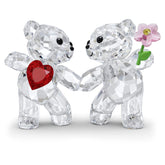 Swarovski front view of Happy Together bears showing sparkle and elegance