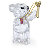 Swarovski Kris Bear front view showing sparkling facets and decorative appeal