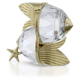Swarovski Zodiac Pisces front view showing sparkling crystal and elegant silhouette