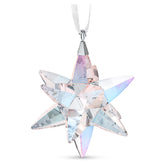 Swarovski Shimmer Star front view showing multicolored crystal sparkle and elegant ribbon benefit