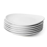 Sweese front view of six 11-inch plates showing clean presentation benefit