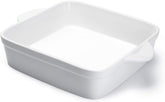 Sweese front view of square baking dish showing clean design and durable finish