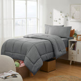 Sweet Home Collection front packaging showing complete Twin XL bedding and convenience