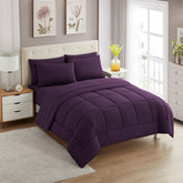 Sweet Home Collection front view of purple set showing neat styling and modern look