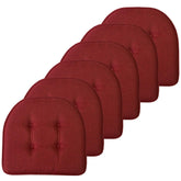 Sweet Home Collection front view cushion in wine burgundy showing tailored fit and comfort