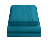 Sweet Home Collection king set front view showing teal color and packaging benefit