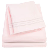Sweet Home Collection queen flat lay showing full set and neat finish