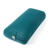 Sweet Home Collection teal bolster front view showing shape and size for comfortable support