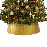 Sweetcrispy gold collar front view enhancing tree base elegance
