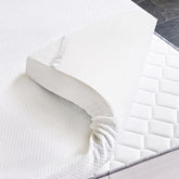 Sweetcrispy front view of full 2 inch topper showing plush surface and fit benefit
