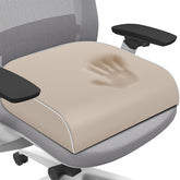 SweetSlubr front view of cushion showing sleek profile and comfort