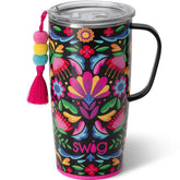 Swig Life Caliente front view showing vibrant finish and full design benefits