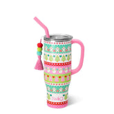 Swig Life cookie jar front view showing pattern and capacity benefit