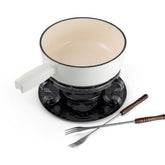 Swissmar matte white packaging showing set components and gift-ready presentation