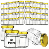 Syntic front view of 60-pack mini jars showing neat set and storage benefit