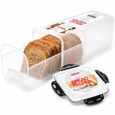 Tafura bread box front view showing clean design and space-saving benefit
