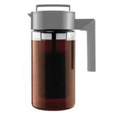 Takeya stone pitcher front view showing sleek design and easy pouring