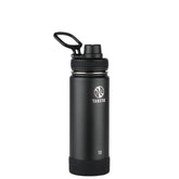 Takeya front view onyx bottle showing sleek design and portability benefit