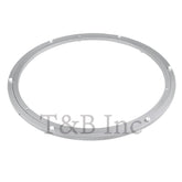 TamBee front view of 24-inch turntable base showing sturdy ring and finish, durable support