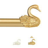 TANGWIN swan finial closeup showing sculpted detail and vintage charm