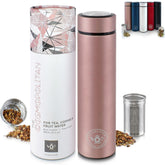 Teabloom Cosmopolitan front packaging showing premium gift-ready box and tumbler