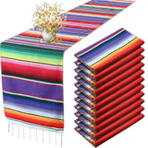 Tegeme full 12-pack spread showing colorful serape runners and unified look