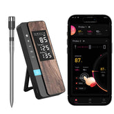 TEMMIO front display base showing live temperatures and easy setup benefit