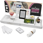 Temple Spring front view of tray and accessories showing ready-to-use spa setup